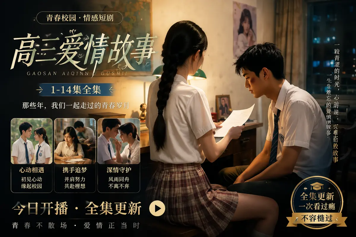 《高三爱情故事》全集在线观看-林澈苏晚晴青春短剧高清未删减-百度夸克网盘分享-ai短剧高三爱情故事百万网友推荐-《高三爱情故事》HD资源免费看